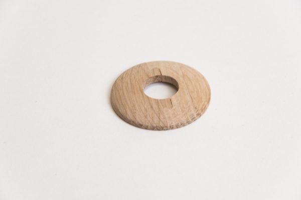 Solid Oak Pipe Cover Unfinished (pack of 2)