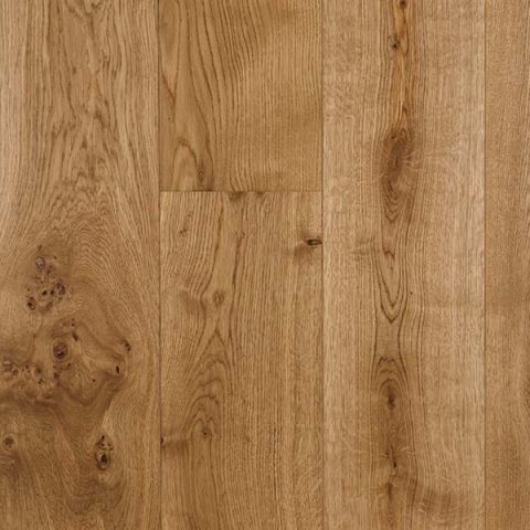 180mm Euro Oak Rustic Unfinished Plank 12/3mm Thickness
