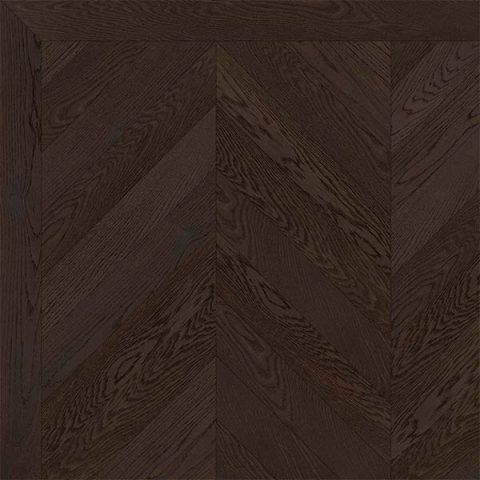 500 x 90mm Chevron Prime Fumed Lacquered/Oiled 10mm Thickness
