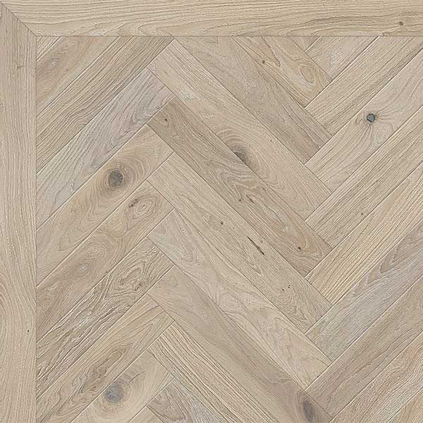 Bespoke Finished Engineered Wood Block Standard White