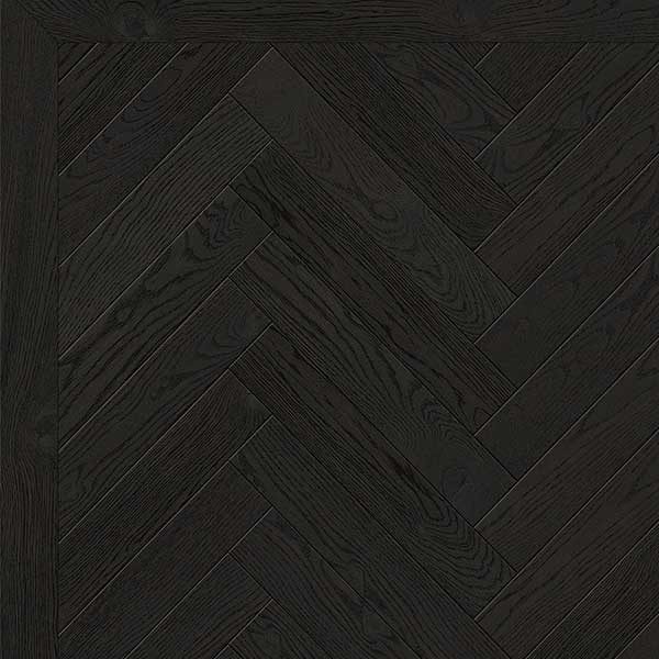 Bespoke Finished Engineered Wood Block Intense Black