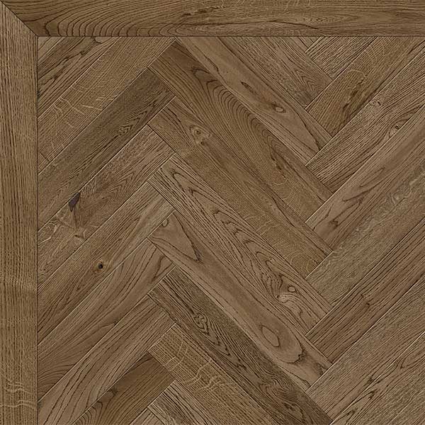 Bespoke Finished Engineered Wood Block Antique Brown