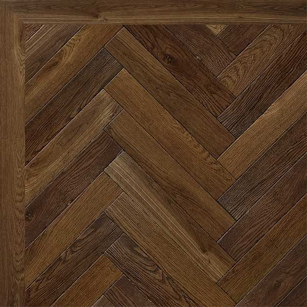 Bespoke Finished Engineered Wood Block Tumbled Dark Smoked (48hr)