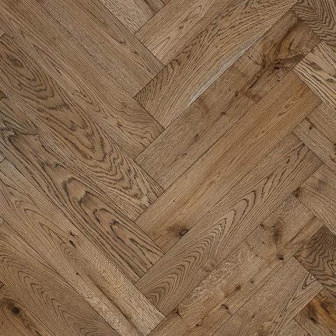 600 x 120mm Herringbone FLAVIA Euro Oak Rustic UV Oiled Matt 12mm Thickness